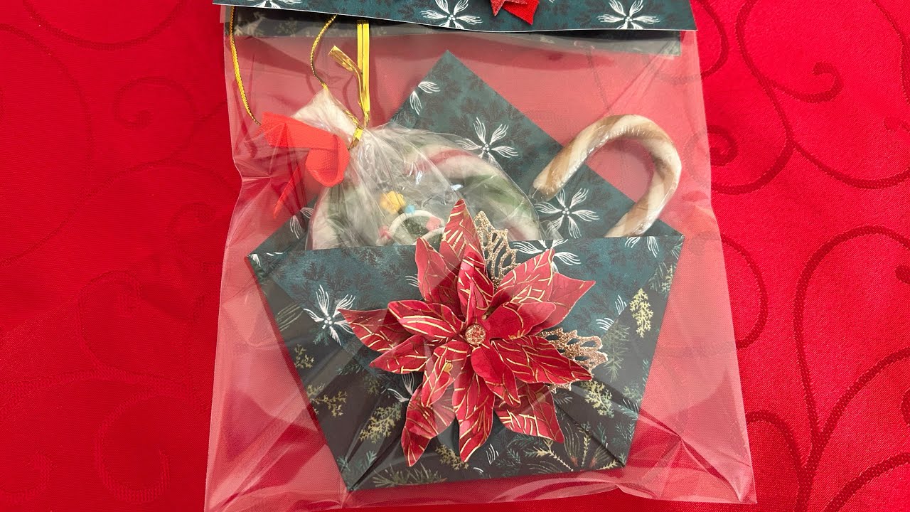 5 novembre 2025. Enveloppe de gourmandises à offrir  à Noël   Scrapbooking.