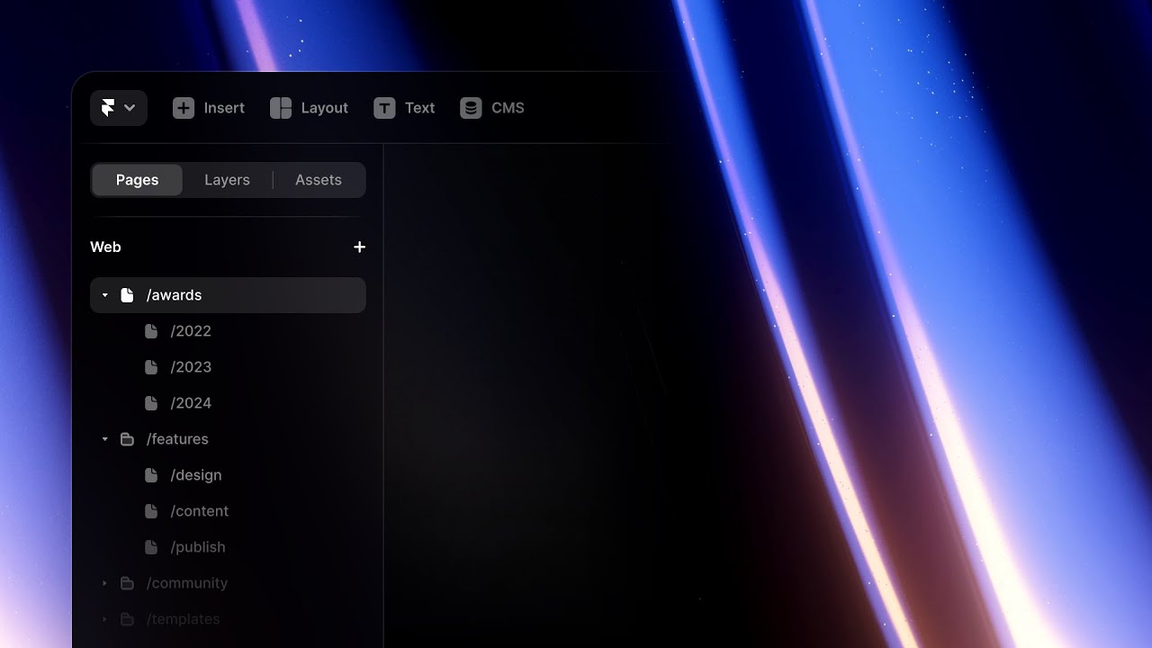 Framer Update: Pages with Folders