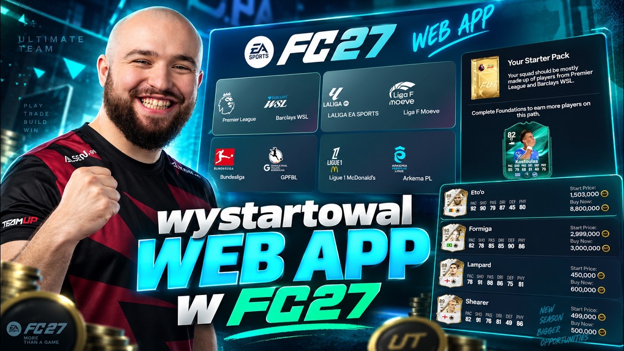 WYSTARTOWAŁ WEB APP w FC27! OTWORZYŁEM PIERWSZE PACZKI na KONCIE!