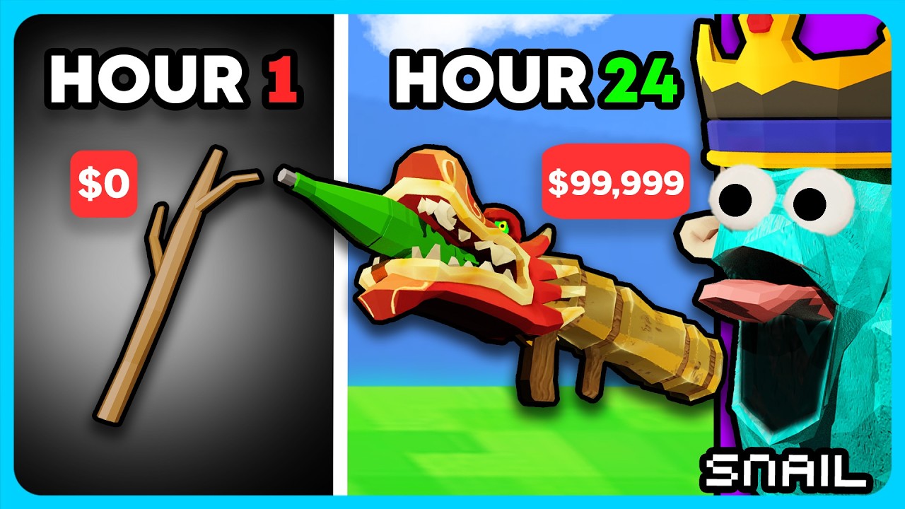 I TRIED TRADING a Stick to an RPG in 24 HOURS! (ANIMAL COMPANY TRADE UP CHALLENGE)