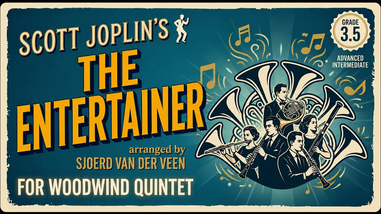 Scott Joplin | The Entertainer | for wind quintet