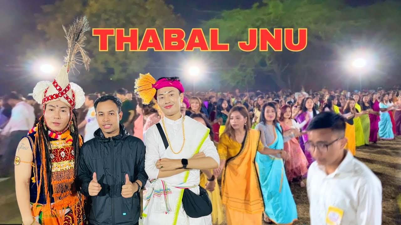 MIYAMSE😳THABAL CHONGBA AT JNU DELHI || YAOSANG FESTIVALS🥳 