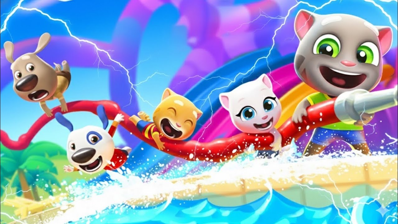 Talking Tom Pool Gameplay Android ios 