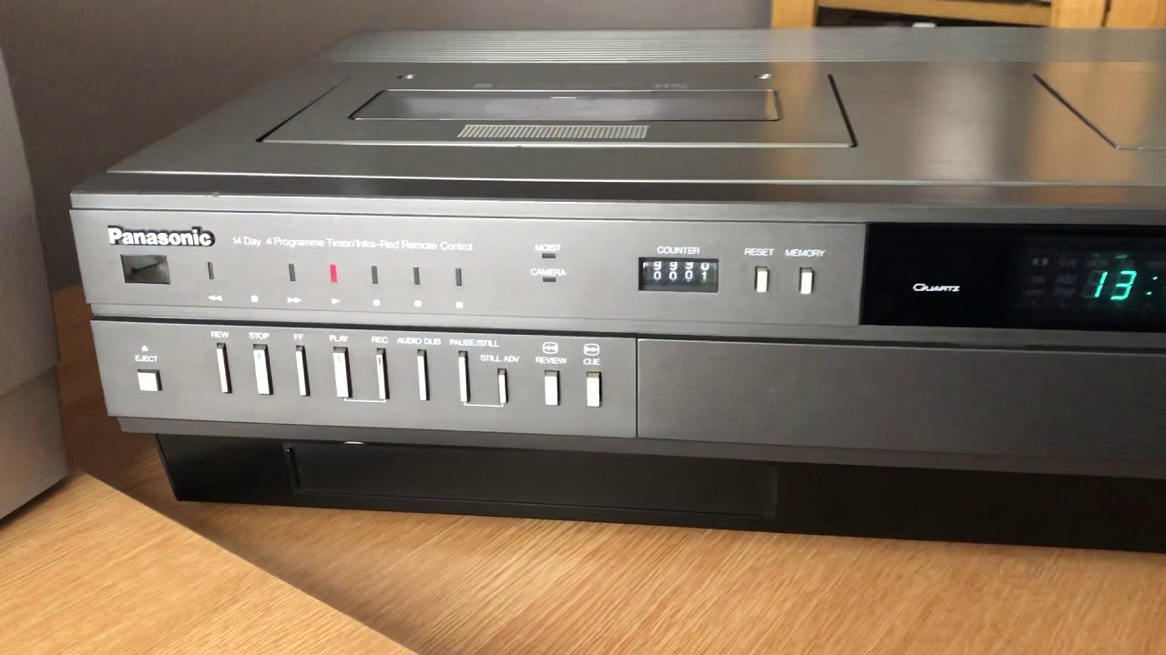 Panasonic NV-7200 1981 VCR Top Loader Video Recorder After Recommissioning