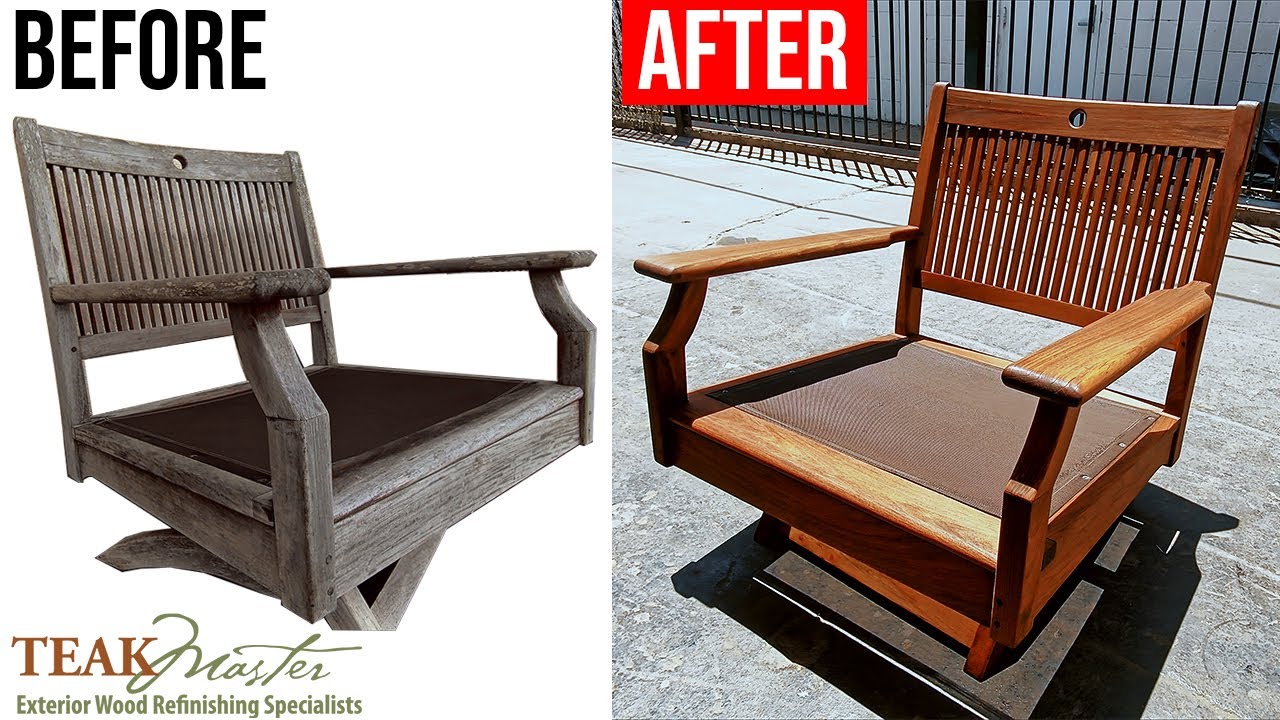 How to Clean & Restore Outdoor Patio Ipe Wood Furniture | Teak Master