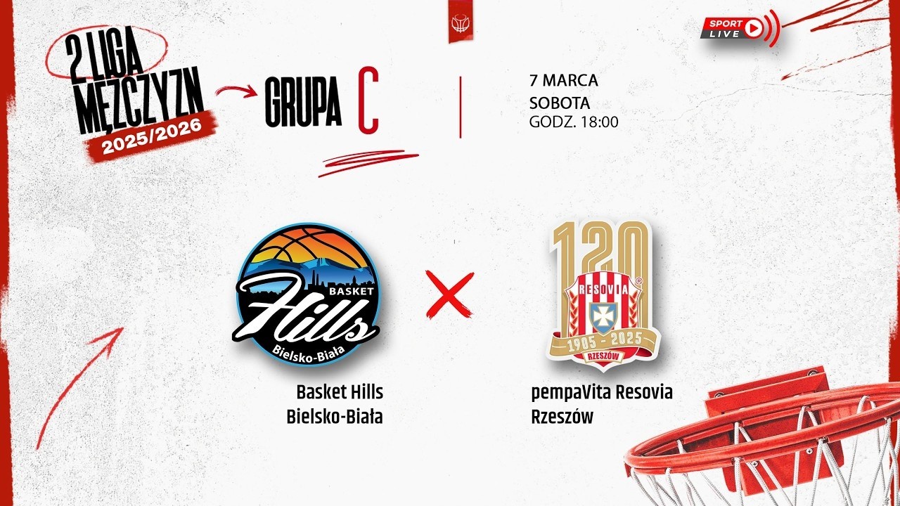 Basket Hills Bielsko-Biała - pempaVita Resovia Rzeszów (2 LM)