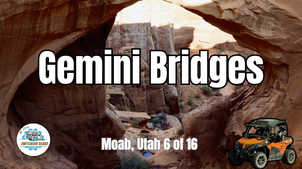 🌄 Explore Gemini Bridges: One of Moab’s Most Iconic Off-Road Destinations!