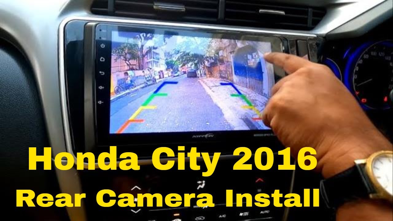 Honda City 2016 Moco AHD Rear Camera Installation DIY 