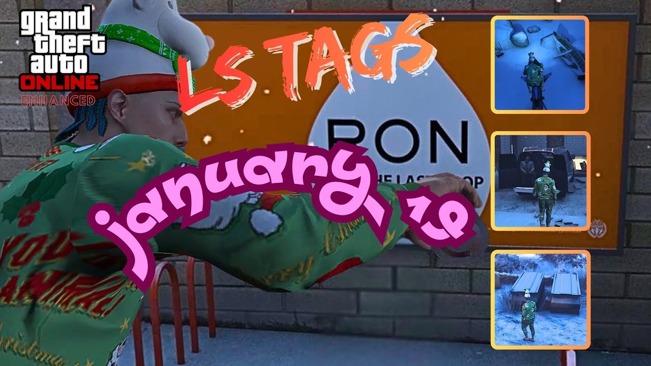 LS TAGS, SHIPWRECK & GUN VAN Locations - JANUARY 19| GTA ONLINE