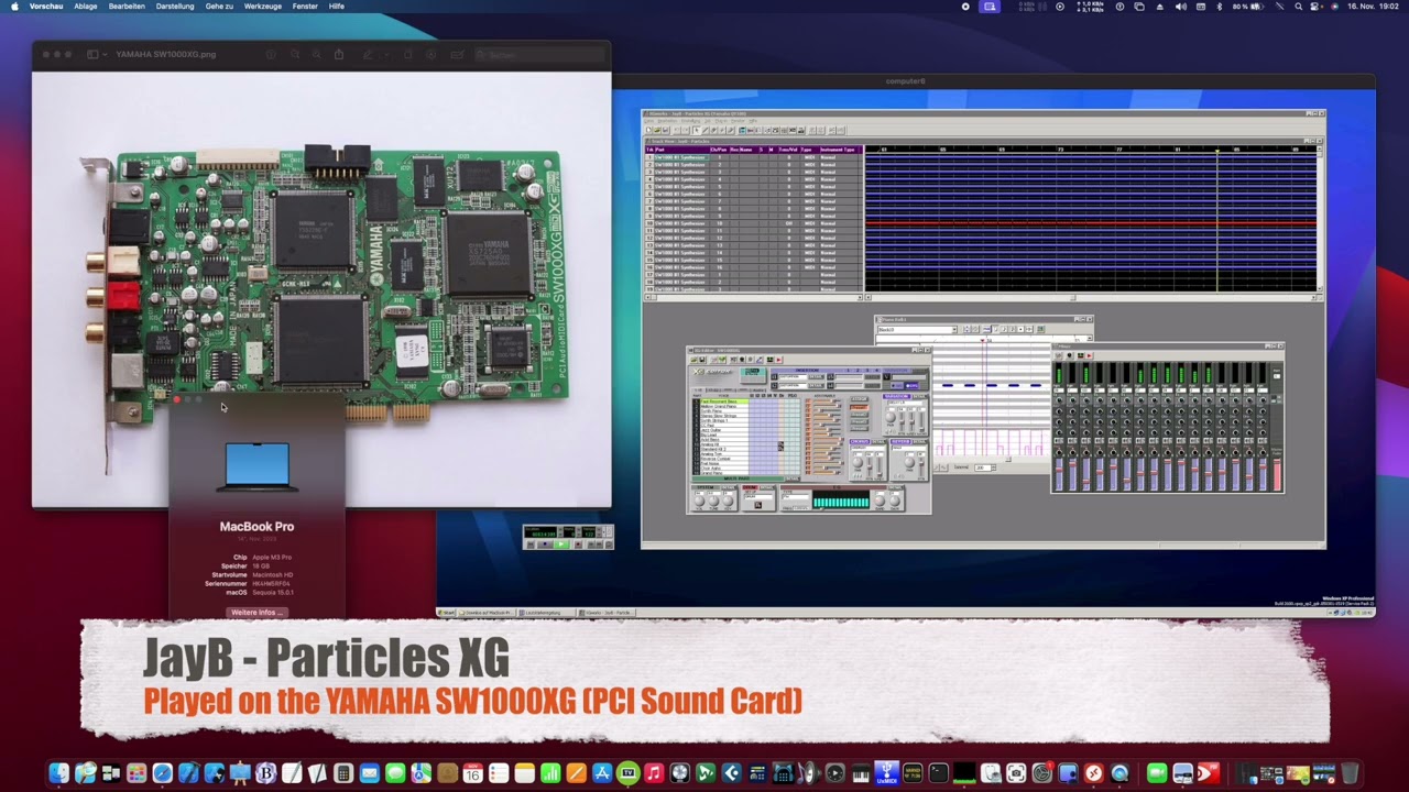 JayB - Particles XG - Performing on the Yamaha SW1000XG