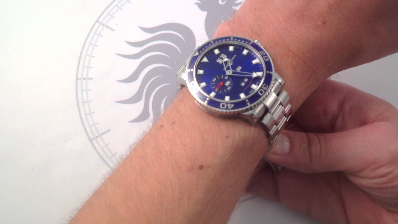 Ulysse Nardin Marine Acqua Perpetual 333-77 Luxury Watch Review