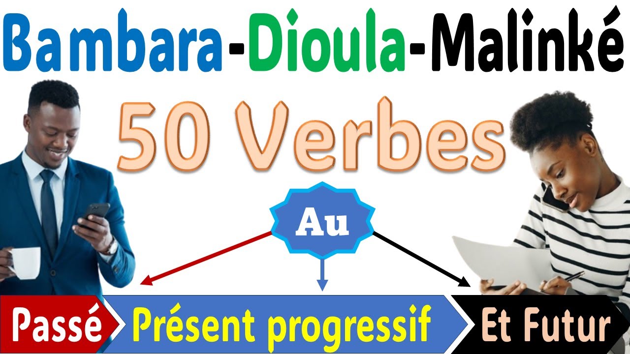 Apprendre Bambara Dioula Malinké - Verbes et Conjugaison -  Passé - Présent - Futur | Zanga School
