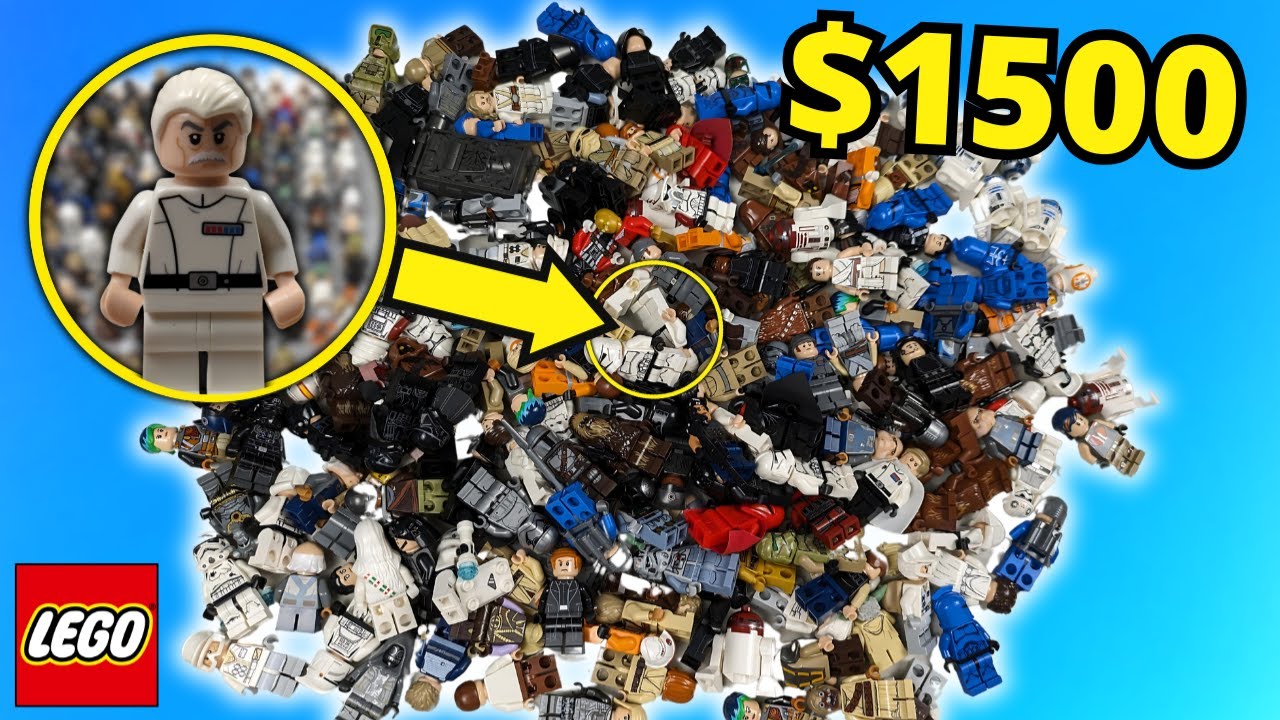 $1500 LEGO Star Wars Minifigure Haul Unboxing!