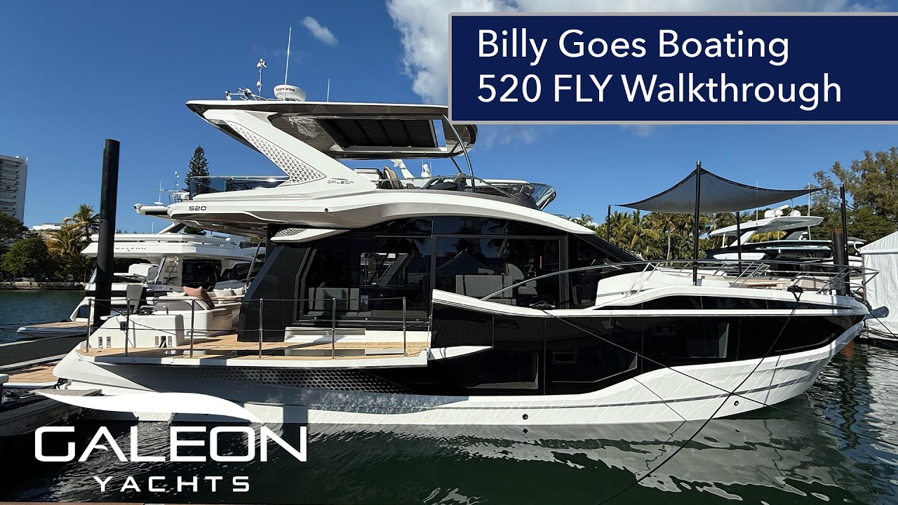 World Premiere Galeon 520 FLY at Miami Boat Show 2026