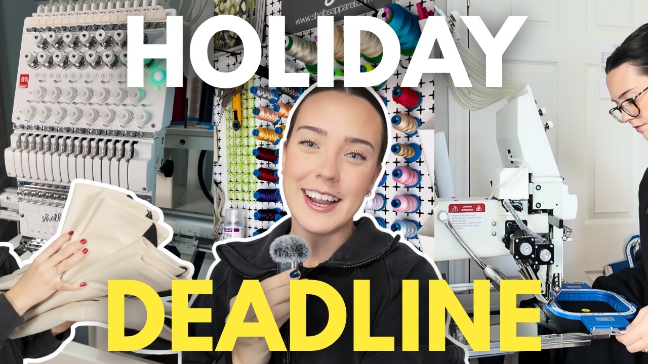 Trying to Run a Small Business While Sick Before Christmas | Studio Vlog