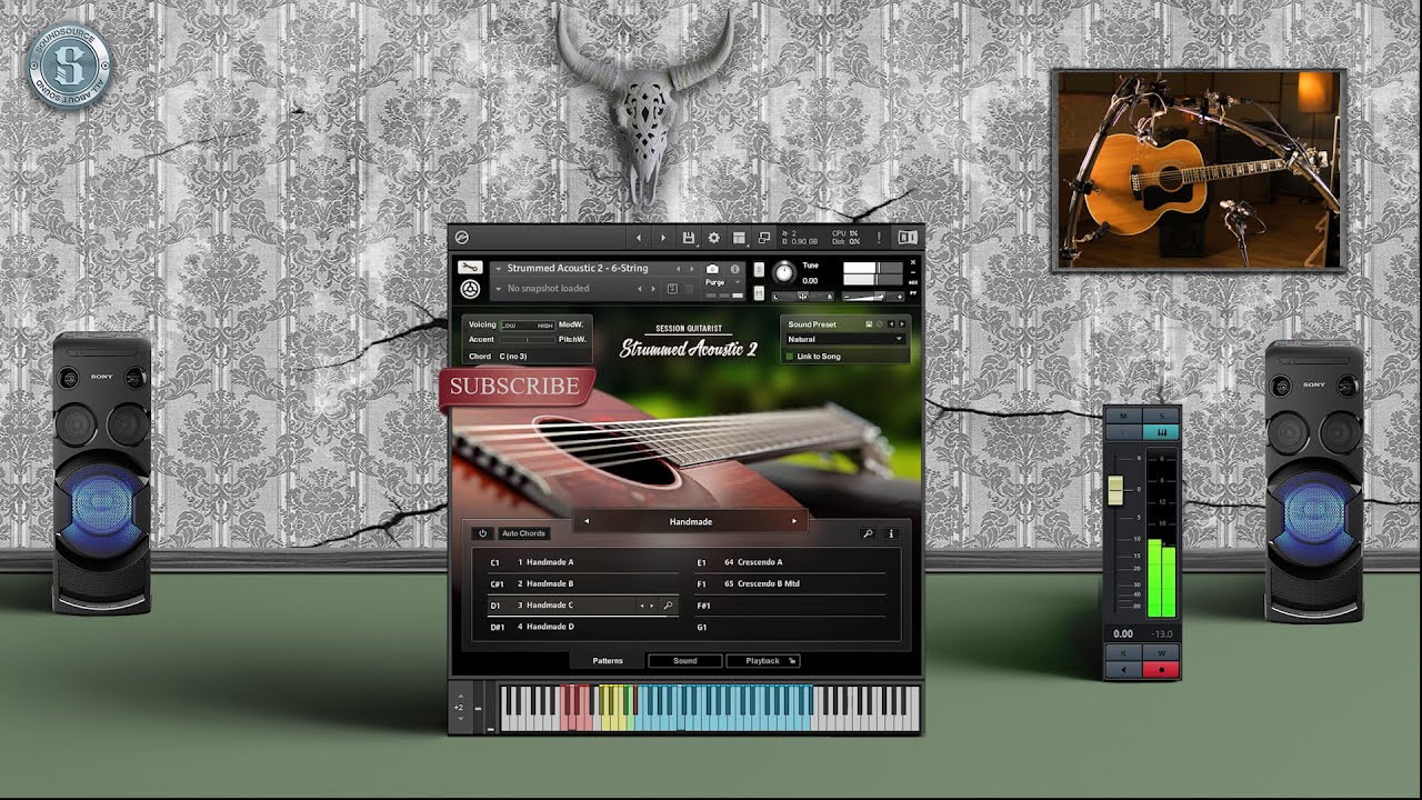 NATIVE INSTRUMENTS STRUMMED ACOUSTIC 2 - PLAYING ALL PRESETS