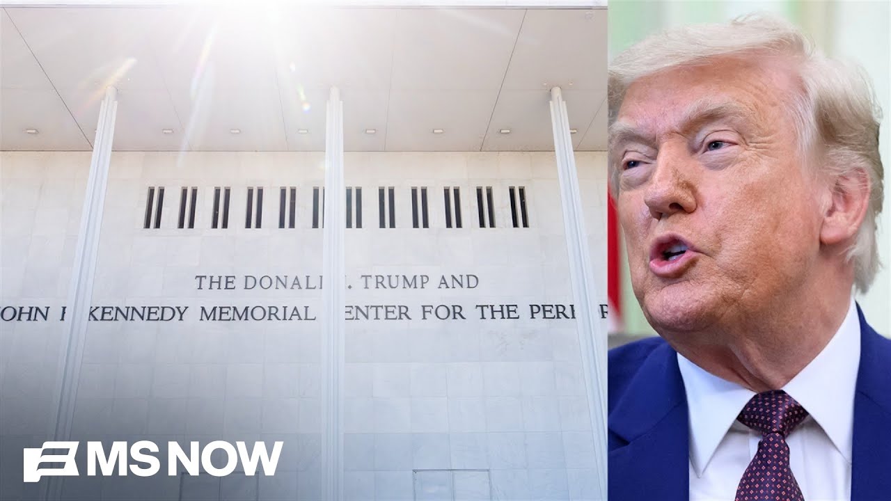 Kennedy Center staff begins removing references to President Trump&rsquo;s name
