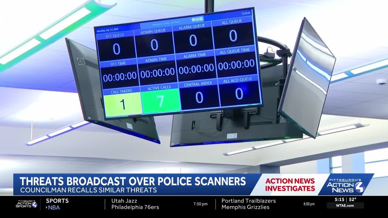 More threats broadcast over police radio channel