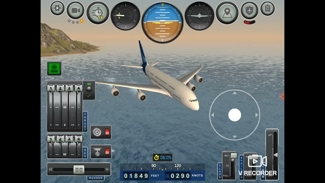 Jumbo jet flight simulator part 1