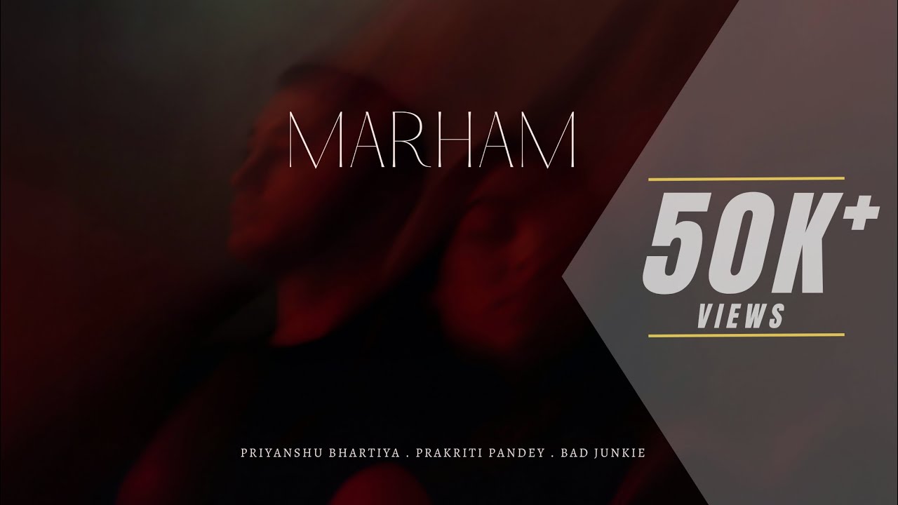 Marham - Official Lyrical Video | Priyanshu Bhartiya | Prakriti Pandey | Bad Junkie