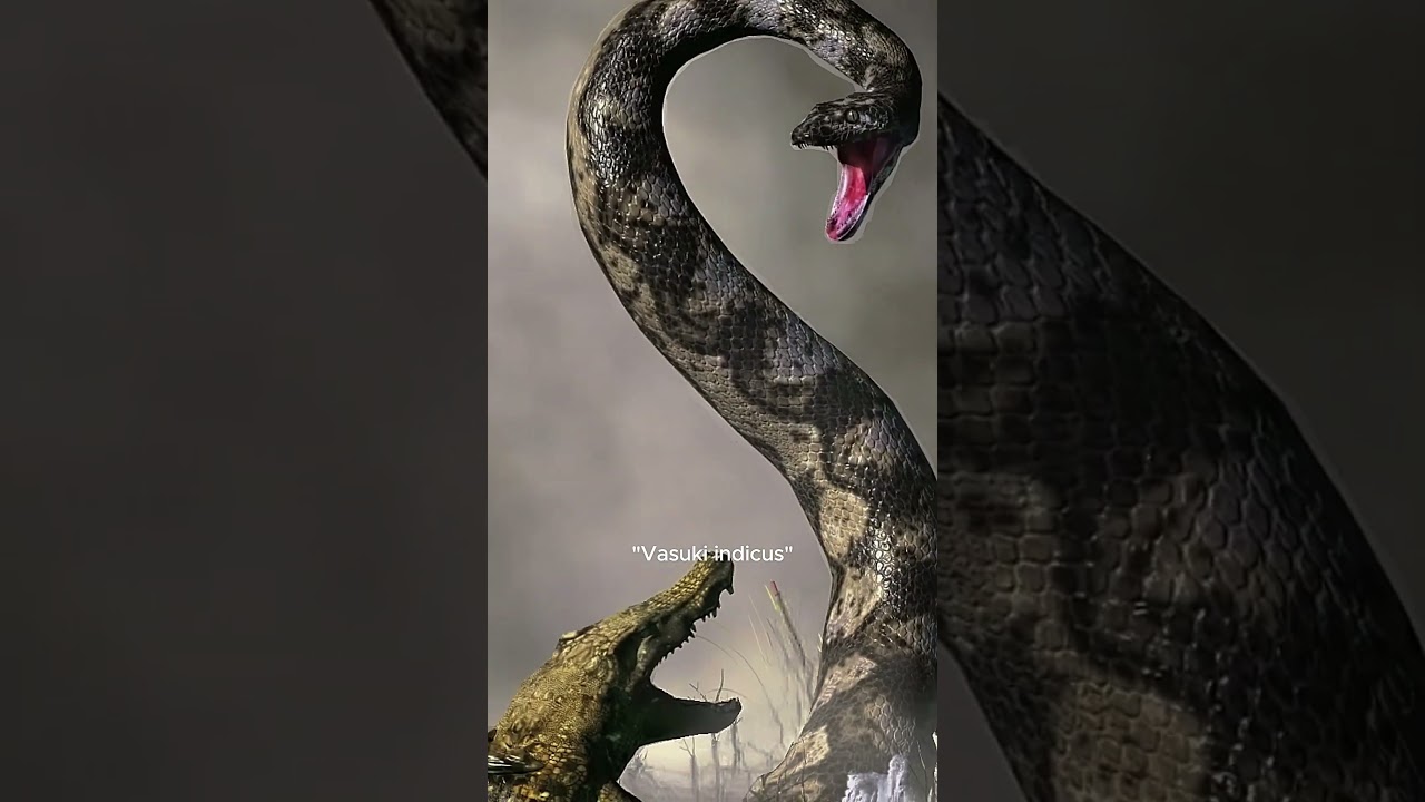 This Snake Was Bigger Than Titanoboa?! 🐍🔥 #sciencefacts  #fossils #extinction #prehistoric #snake