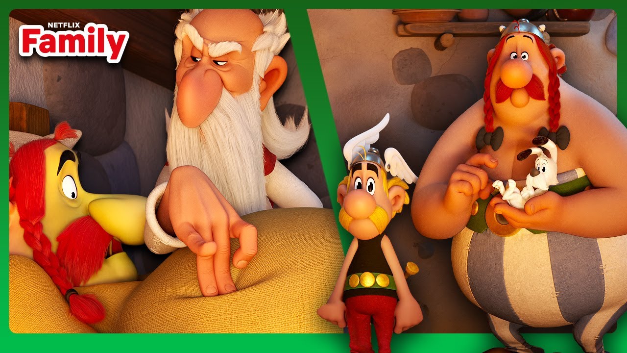 The Chief's BIG Stomach Ache | Asterix & Obelix: The Big Fight | Netflix Family