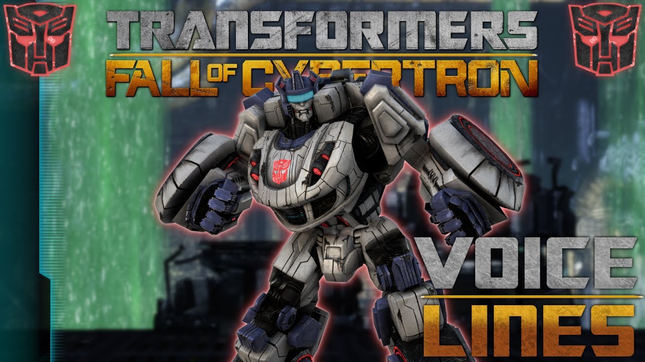 Transformers: Fall of Cybertron - Jazz Voice Lines