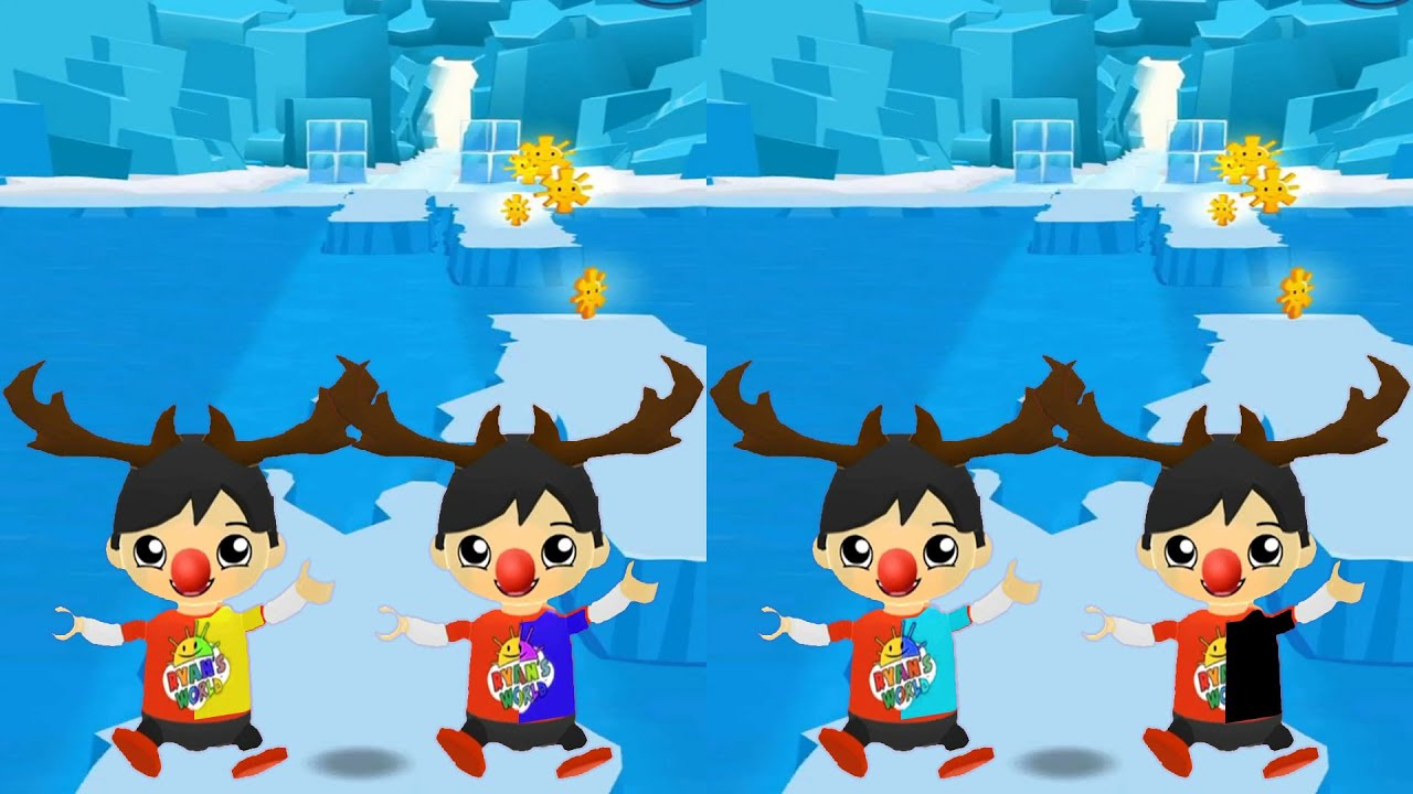 TAG WITH RYAN ALL CHARACTER REINDEER RYAN FUNNY FALLS MIX GAMEPLAY