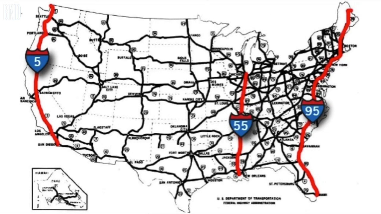 How do they number those interstates?