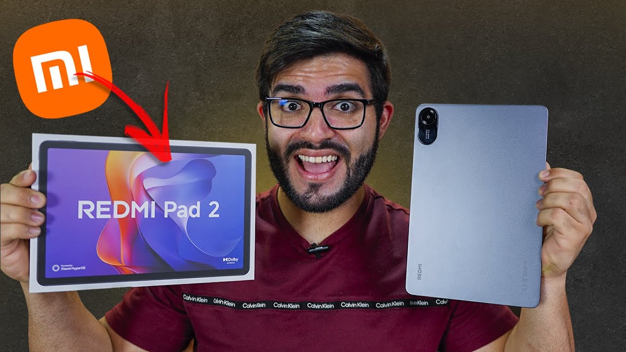 O Melhor TABLET ATÉ R$ 1.000? Redmi Pad 2 ESTÁ INCRÍVEL!! Unboxing e testes