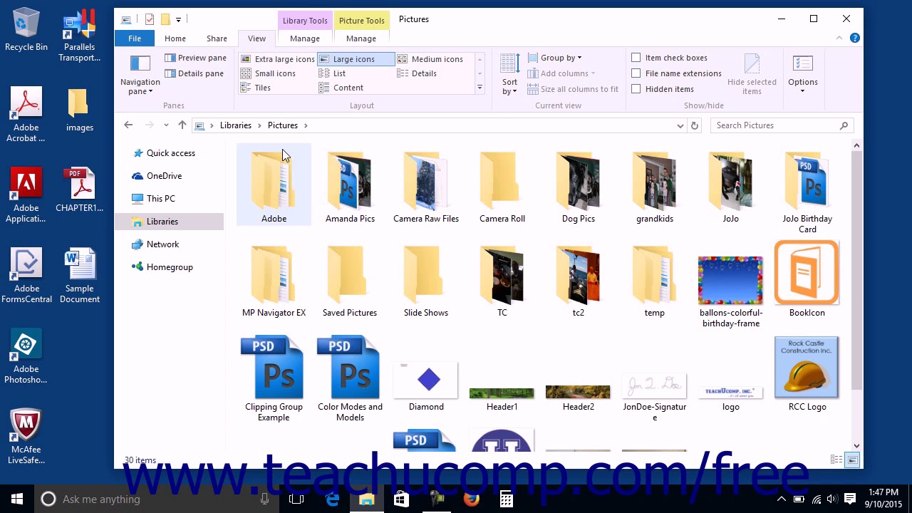 Windows 10 Tutorial Managing Libraries in Windows 10 Microsoft Training