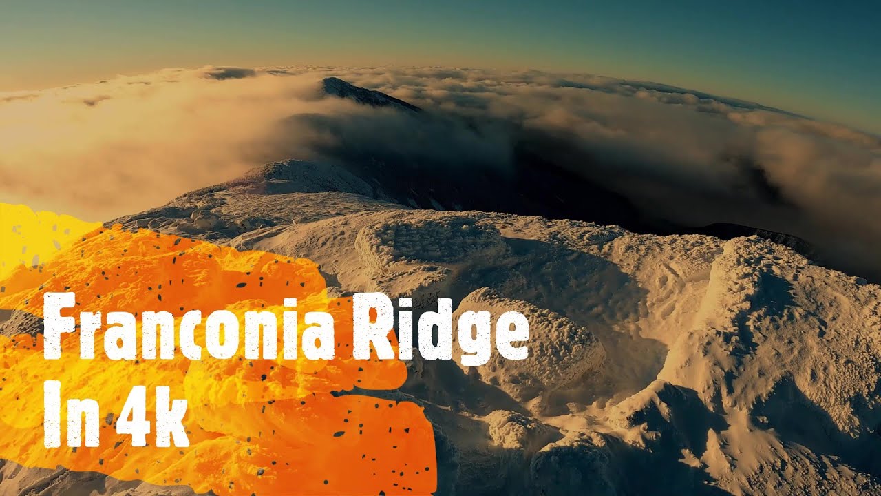 NH 4K's in 4k - Mt. Lincoln and Lafayette - Franconia Ridge Winter Sunrise Hike - Above the Clouds!