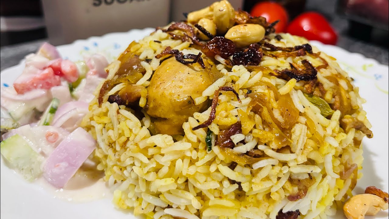 Easy Chicken Biriyani 🍗🤍#food#biriyani