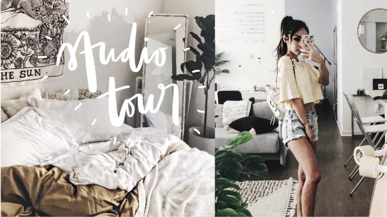 I MOVED!! STUDIO APARTMENT TOUR