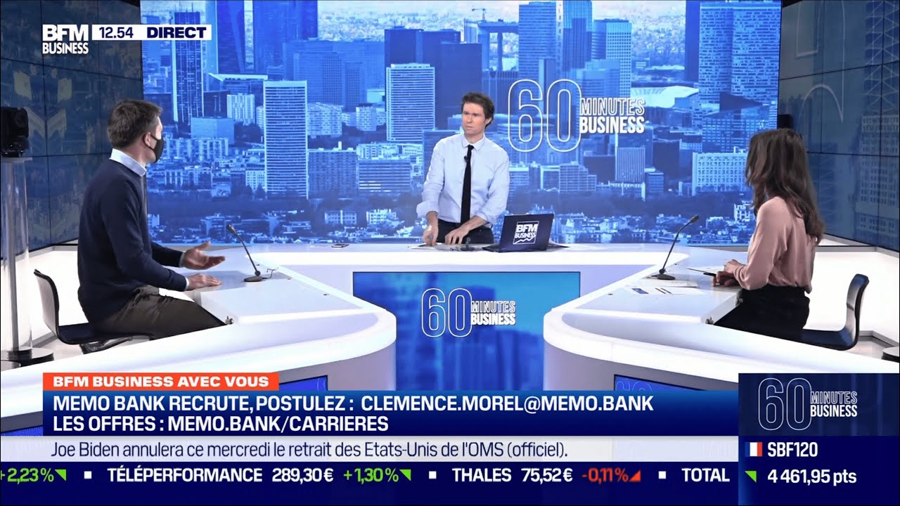 Memo Bank dans 60 Minutes Business sur BFM Business