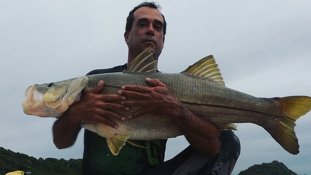 ROBALO DE 16KG NO CAIAQUE - ROBALO GIGANTE - Kayak Fishing  - BÚZIOS  LEOGAFANHA