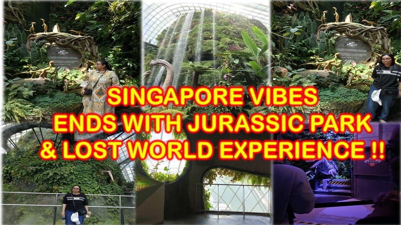 Singapore Vibes Last Part | Jurassic World Lost World Experiences | Lovely Live like Experience