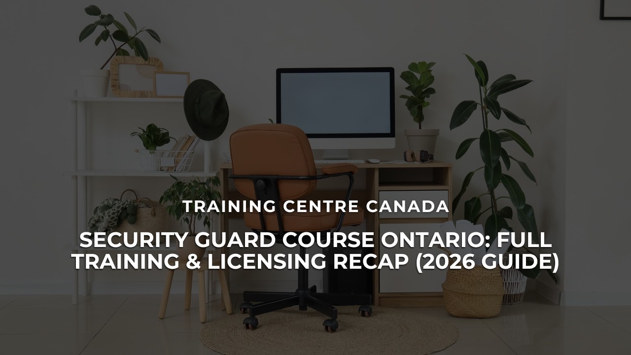 Security Guard Course Ontario Full Training & Licensing Recap 2026 Guide