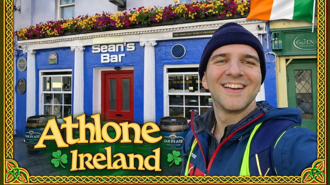 Ireland’s Strangest Town 🇮🇪 | 100KM Bike Ride through Athlone