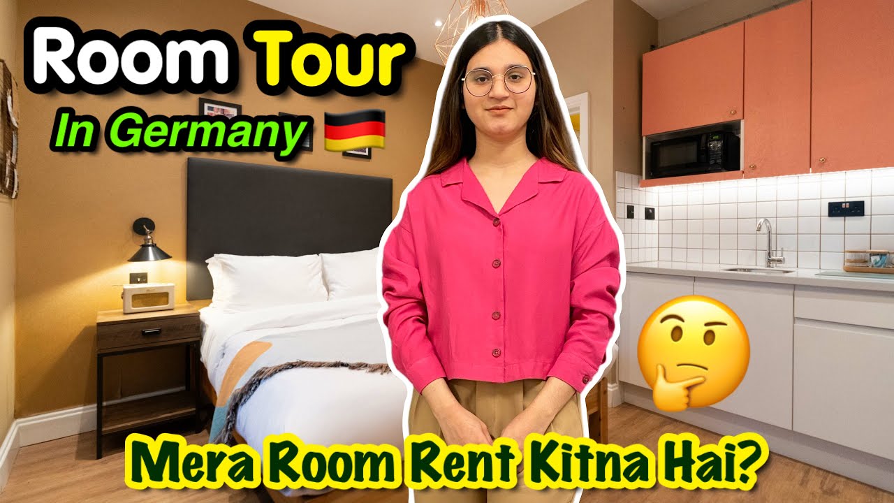 Room Tour In Germany 🇩🇪| Mera Room Rent Kitna Hai? | Alyna Vlogs