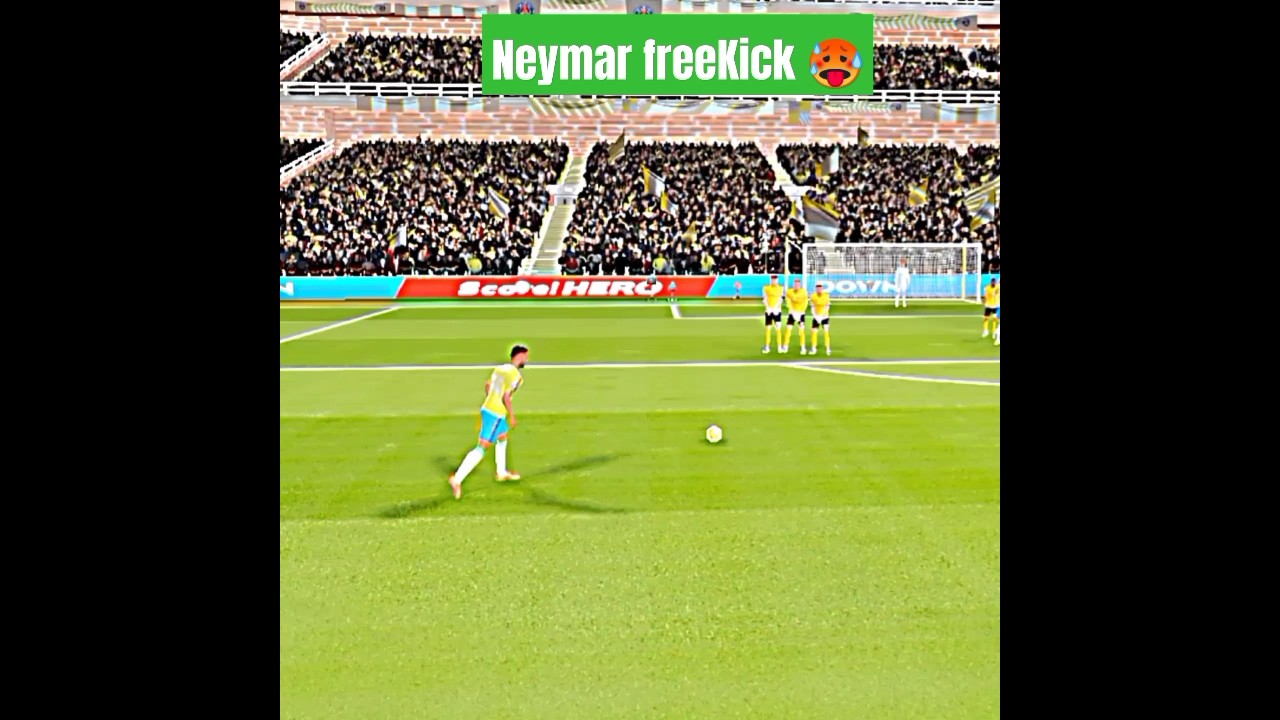 DLS 23 | Neymar freeKick 🥵 |#shorts #neymar #viral #footballgame