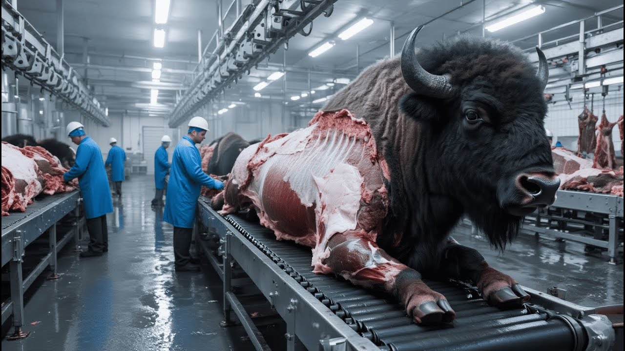 Dans une usine de cuir de bison : comment la peau de bison brute devient des vêtements de luxe !