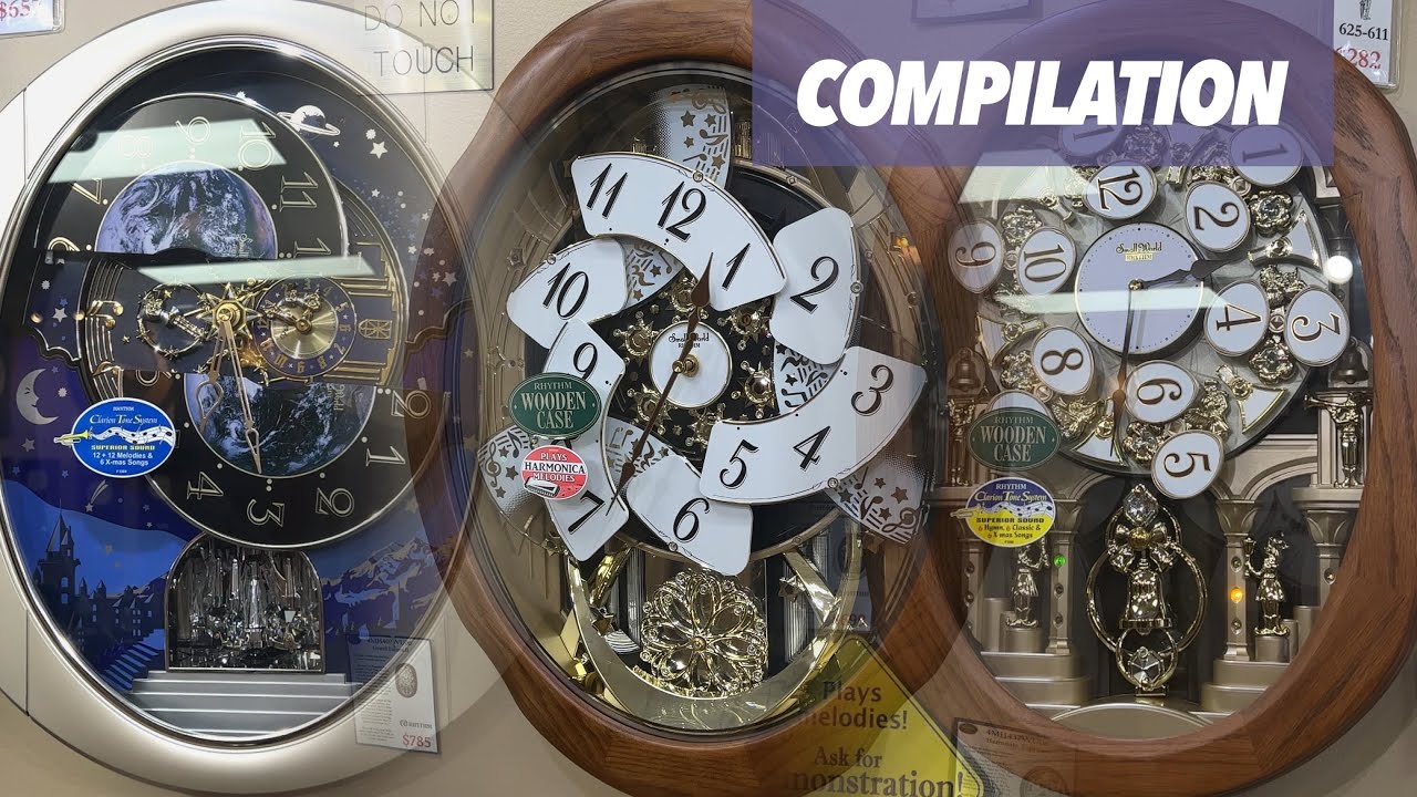 10 Minutes Of Rhythm Musical Clocks | Compilation: Volume 3 (からくり時計の編纂)