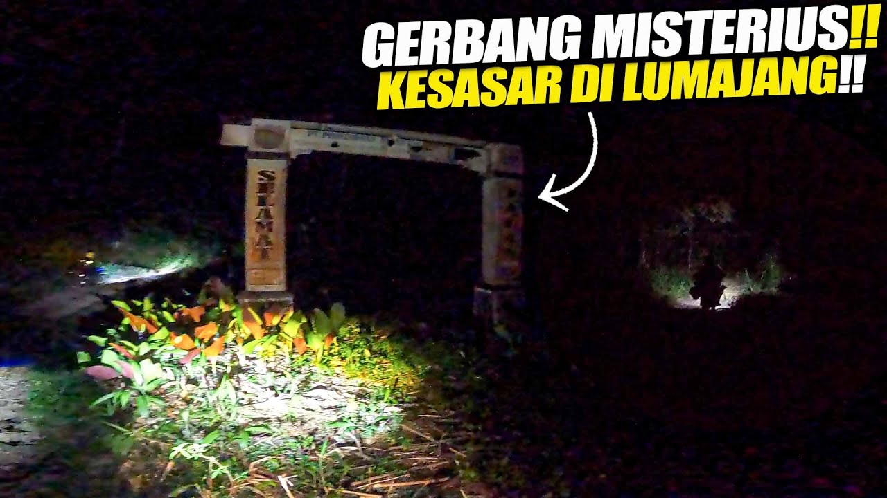 GERBANG BUKANYA MENUJU DESA, TAPI MENUJU JURANG SUNGAI !! Riding Malam di Jember (Overland #4)