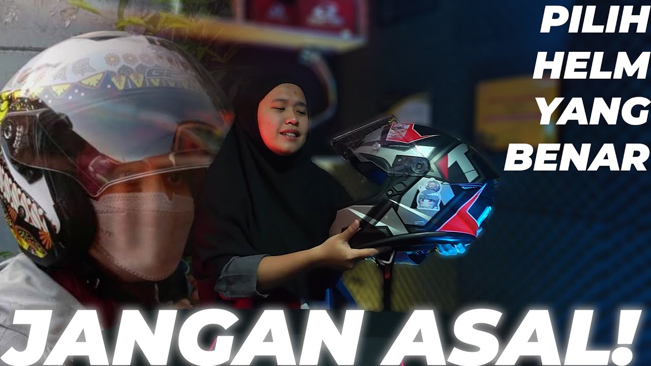 Tips Memilih Helm Motor yang Aman dan Nyaman, Wajib Tau Sebelum Beli!