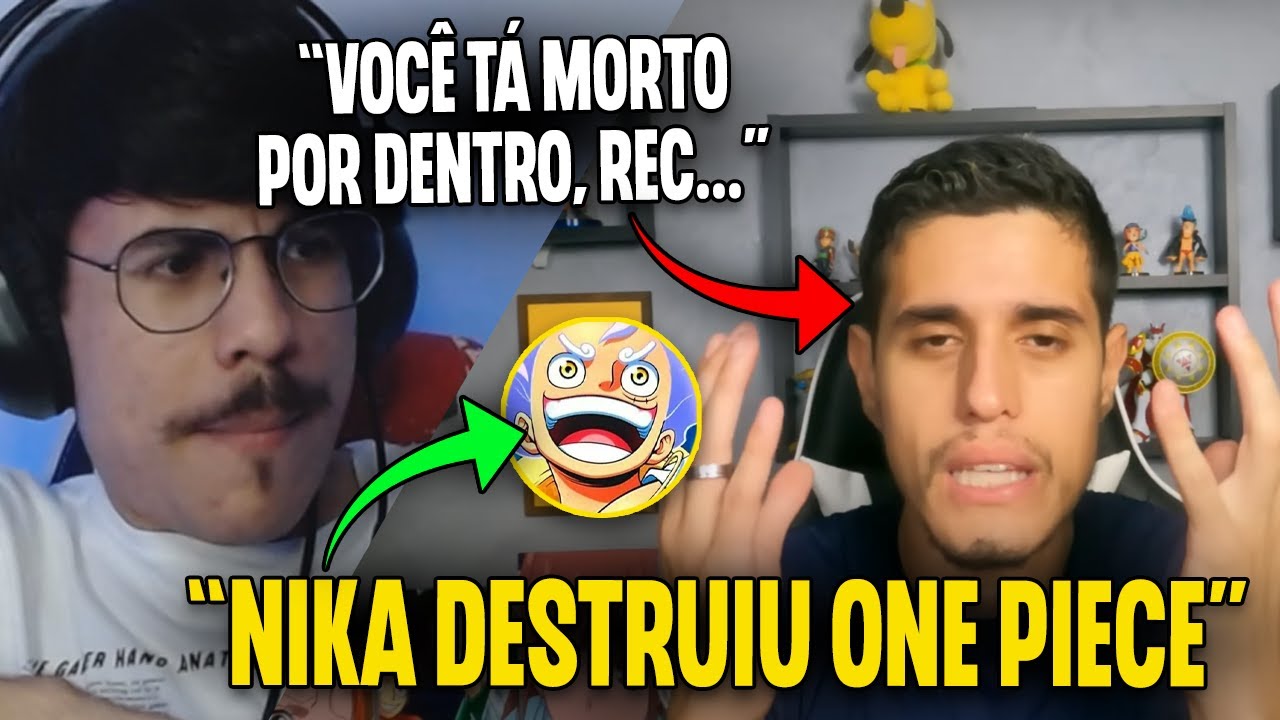 MICHI REAGE AO RECZADA FALANDO MAL DO NIKA (GEAR 5 DO LUFFY) - ONE PIECE | Cortes do Michi