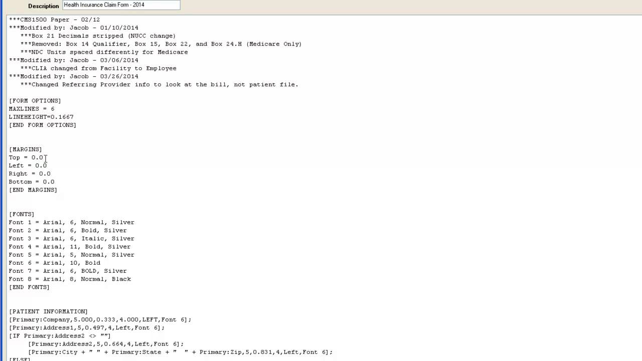 AltaPoint Claim form alignment