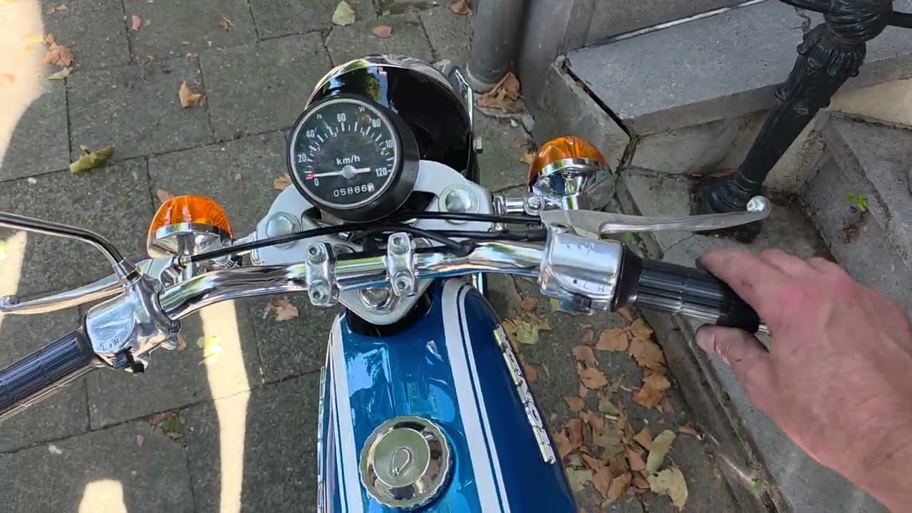 Honda ss50 loopt eindelijk