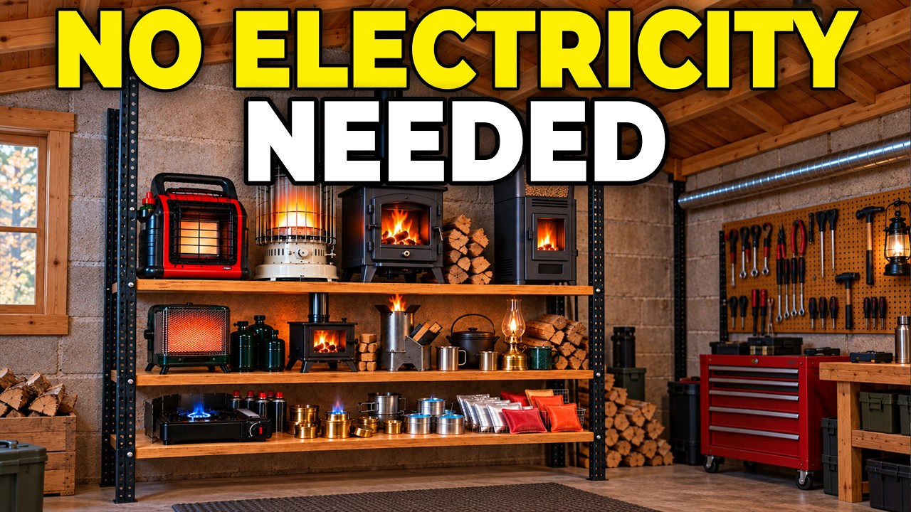 These 12 Heating Sources That Don't Need Electricity (Stockpile NOW)