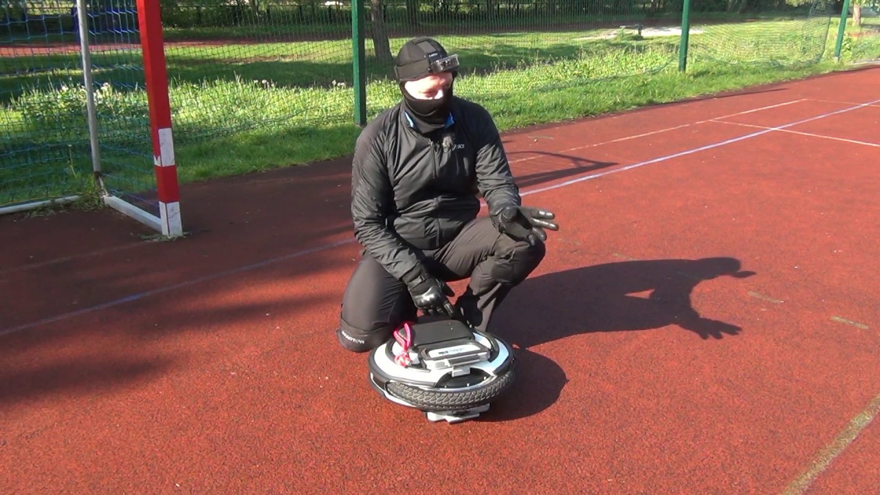 Nauka jazdy elektrycznym monocyklem - King Song KS-16S